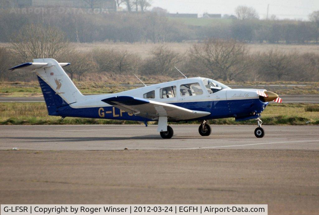 G-LFSR, 1979 Piper PA-28RT-201 Arrow IV C/N 28R-7918091, Visiting Cherokee Arrow 1V (Liverbird 6) of Liverpool Flying School (ex-G-JANO)