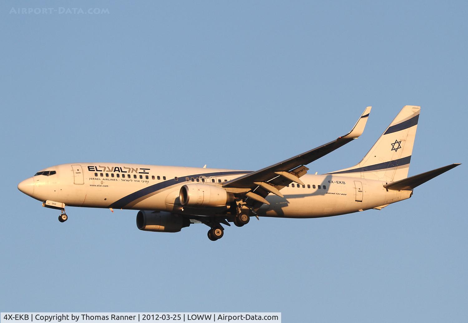 4X-EKB, 1999 Boeing 737-858 C/N 29958, El Al Boeing 737