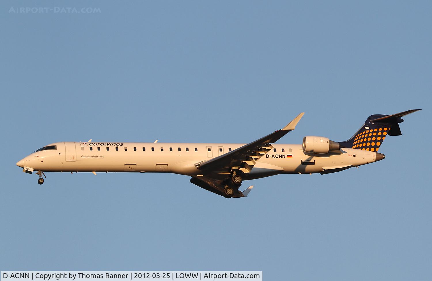 D-ACNN, 2010 Bombardier CRJ-900LR (CL-600-2D24) C/N 15254, Eurowings Canadair CRJ 900