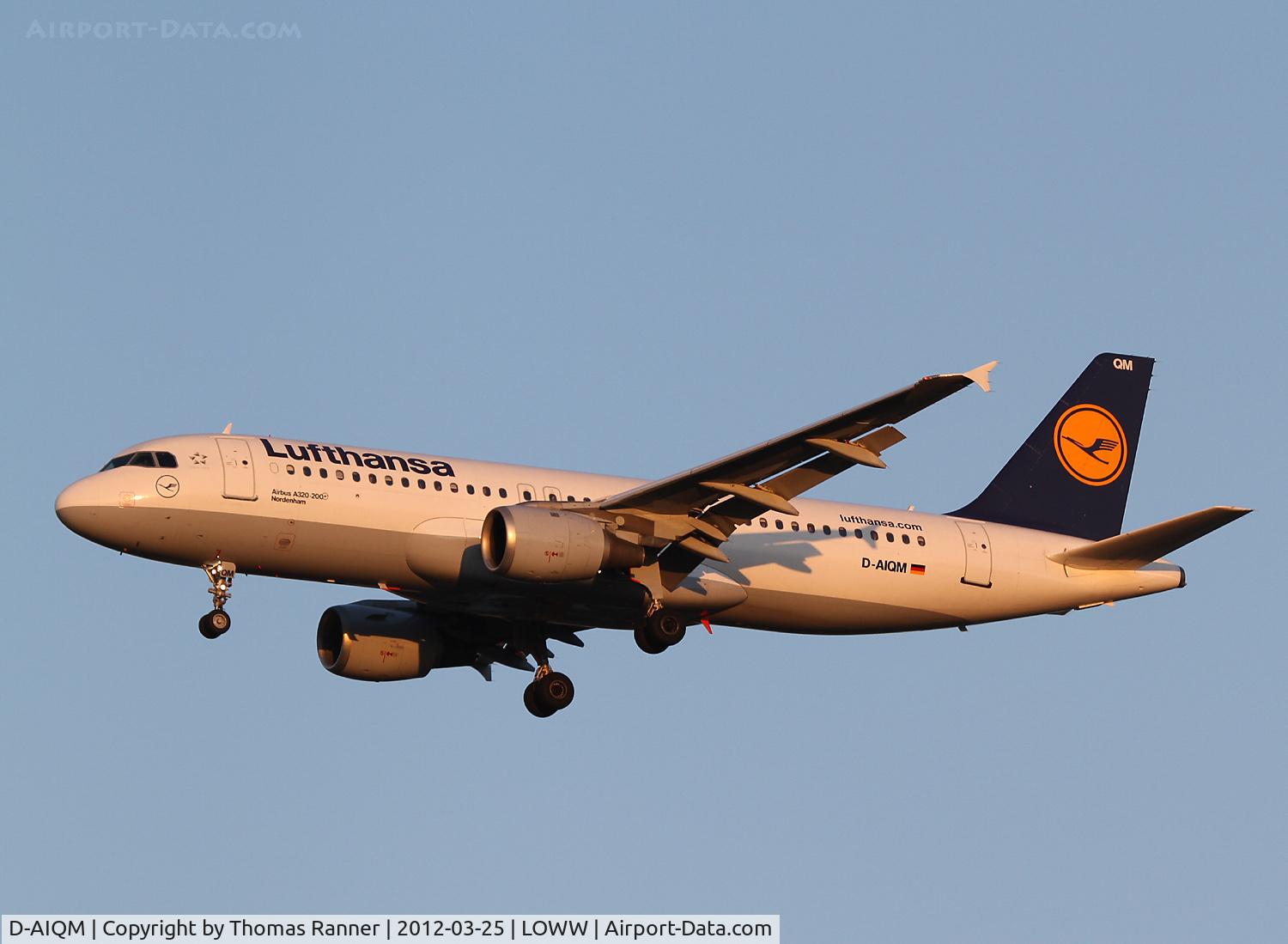 D-AIQM, 1991 Airbus A320-211 C/N 0268, Lufthansa Airbus A320