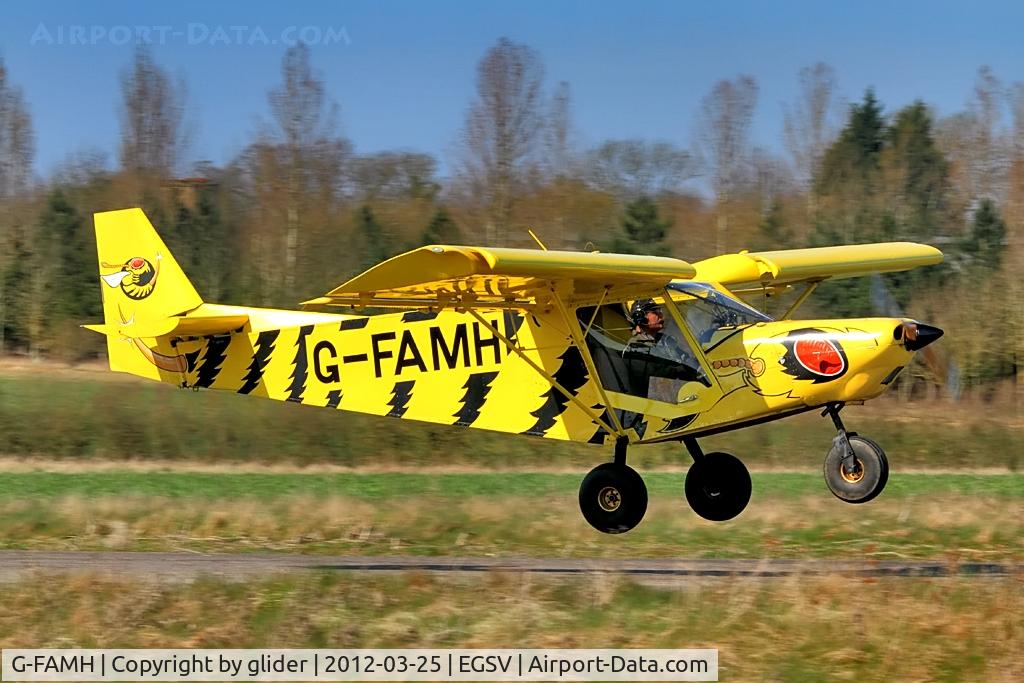G-FAMH, 1999 Zenair STOL CH-701 C/N PFA 187-13301, Homebuilt and LAA fly in day  Loved the tiger livery