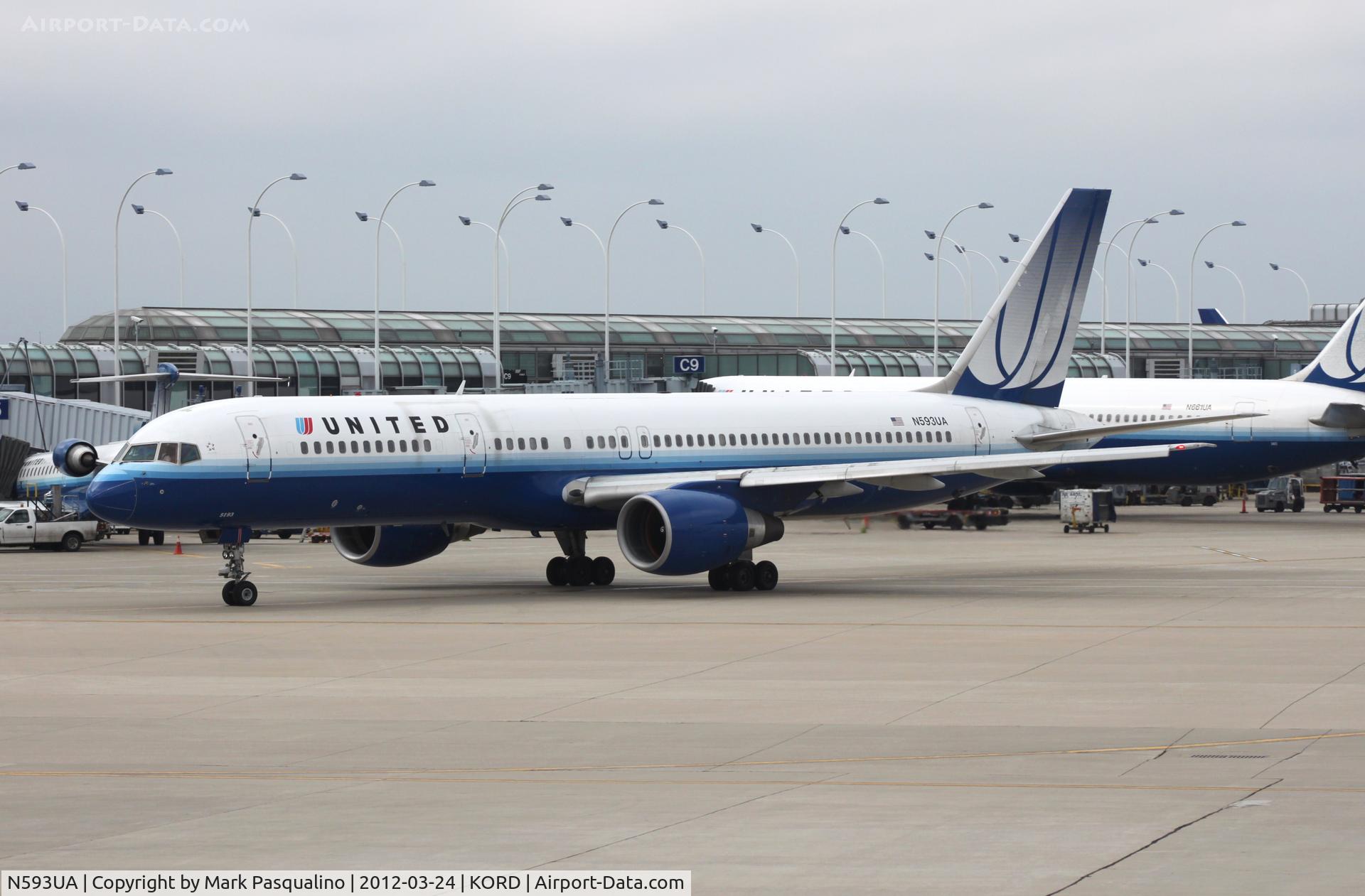 N593UA, 1996 Boeing 757-222(SF) C/N 28144, Boeing 757-200