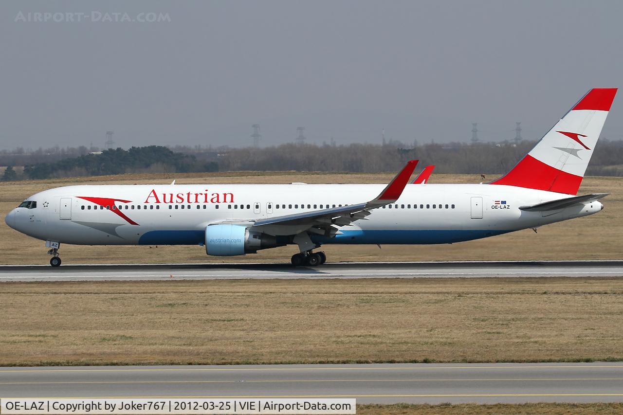 OE-LAZ, 1999 Boeing 767-3Z9 C/N 30331, Austrian Airlines