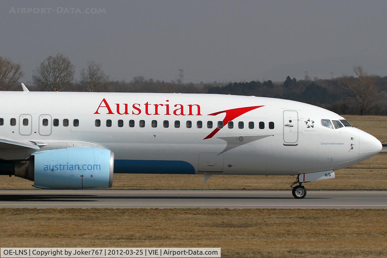 OE-LNS, 2005 Boeing 737-8Z9 C/N 34262, Austrian Airlines
