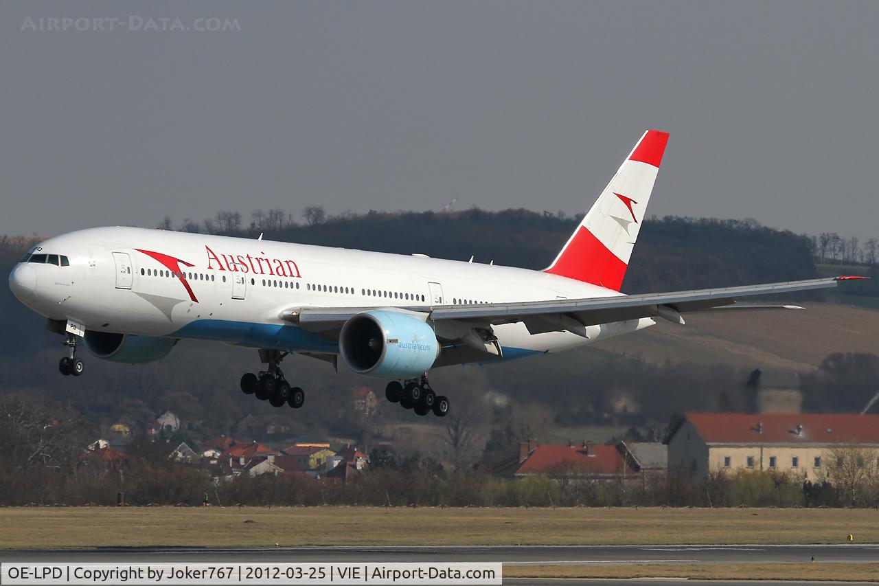 OE-LPD, 2006 Boeing 777-2Z9/ER C/N 35960, Austrian Airlines