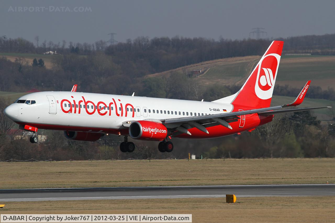 D-ABAR, 1998 Boeing 737-86J C/N 28072, Air Berlin