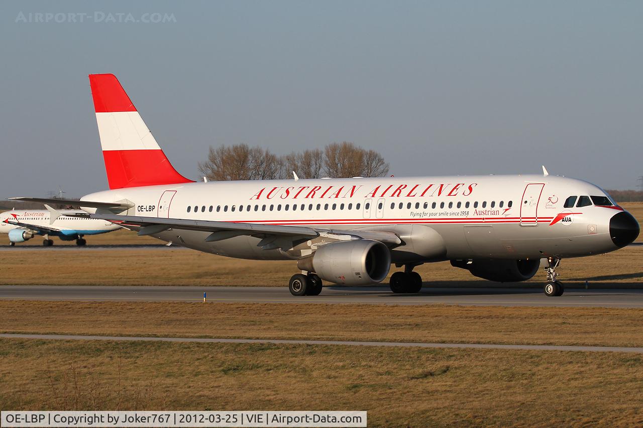 OE-LBP, 1998 Airbus A320-214 C/N 797, Austrian Airlines