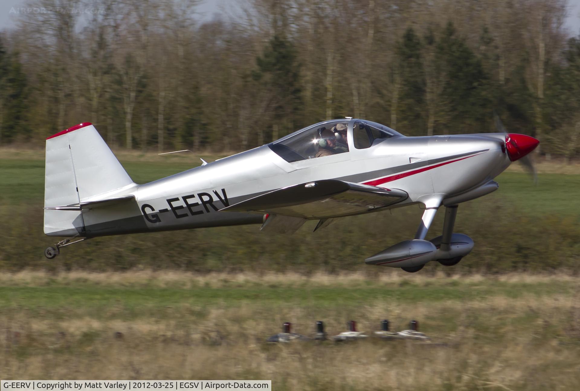 G-EERV, 2002 Vans RV-6 C/N PFA 181A-13381, Arrivng for the fly in.