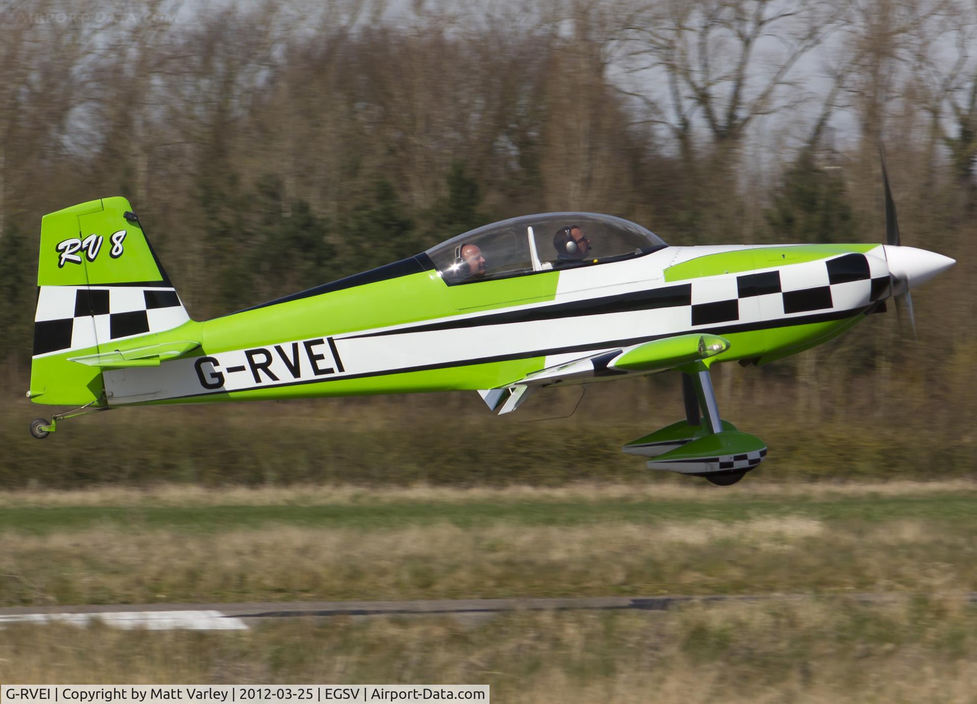 G-RVEI, 2011 Vans RV-8 C/N LAA 303-14961, Arrivng for the fly in.