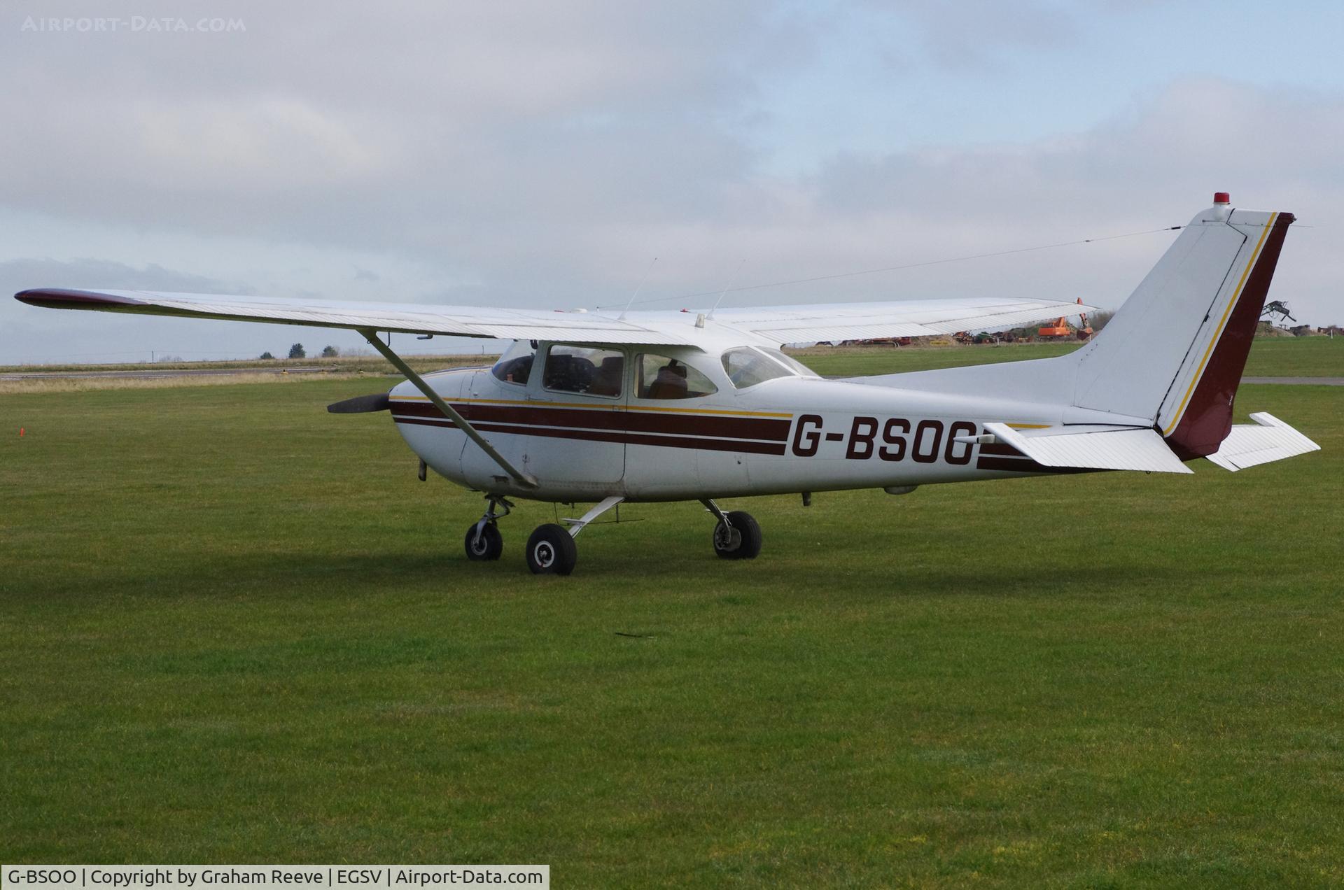 G-BSOO, 1964 Cessna 172F C/N 172-52431, Parked at Old Buckenham.