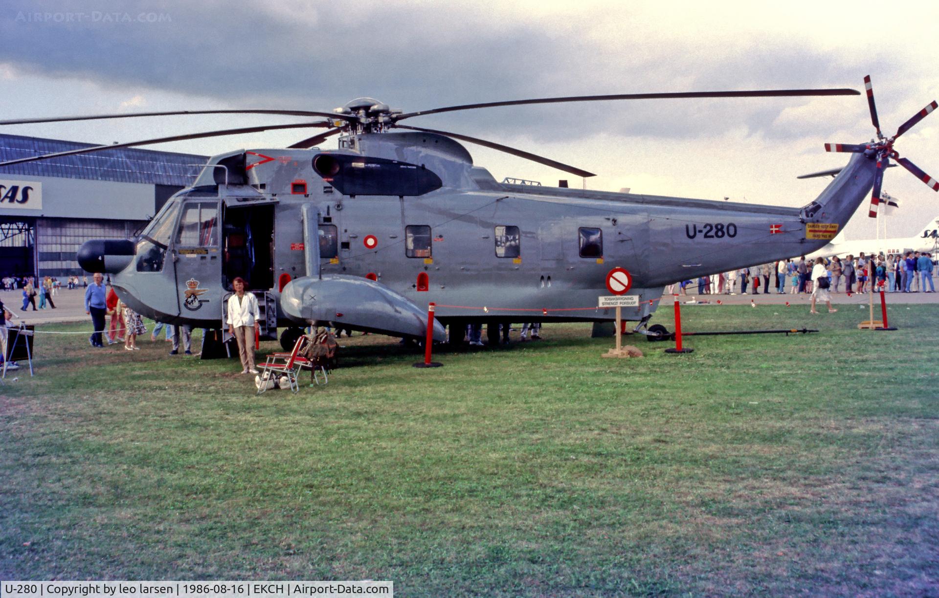 U-280, 1965 Sikorsky S-61A C/N 61280, U-280 at SAS 40 th anniversary Copenhagen Kastrup 16.8.86