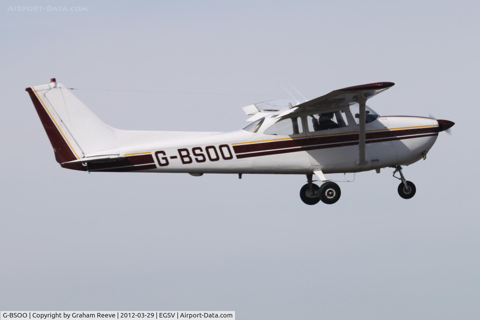 G-BSOO, 1964 Cessna 172F C/N 172-52431, Departing.