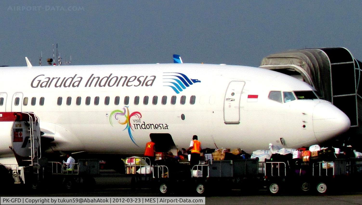 PK-GFD, 2010 Boeing 737-8U3 C/N 40807, Garuda Indonesia