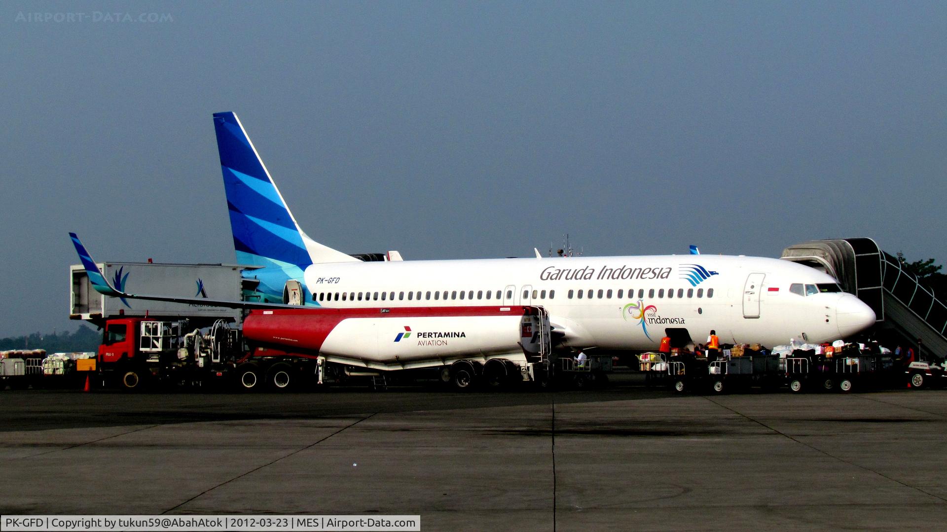 PK-GFD, 2010 Boeing 737-8U3 C/N 40807, Garuda Indonesia