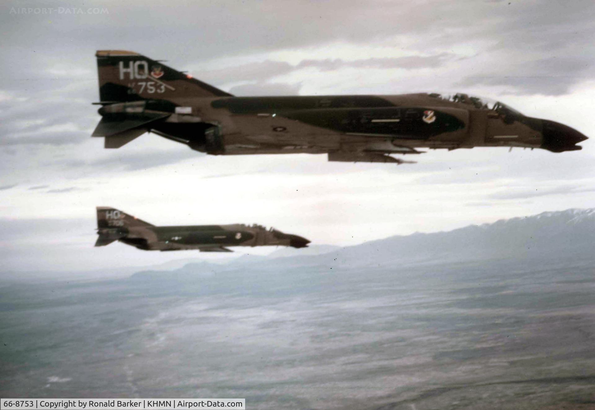 66-8753, 1966 McDonnell F-4D Phantom II C/N 2584, HMN Mar 1975