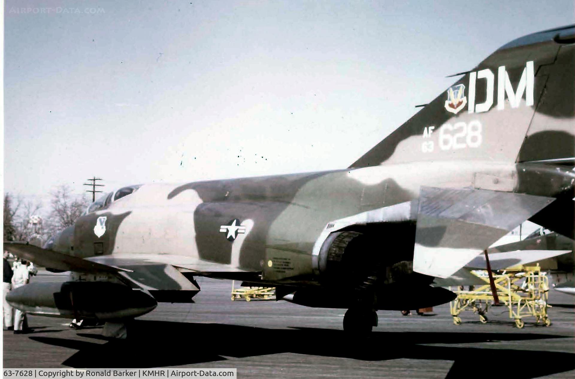 63-7628, 1963 McDonnell F-4C Phantom C/N 717, Mather AFB Mar 1971
