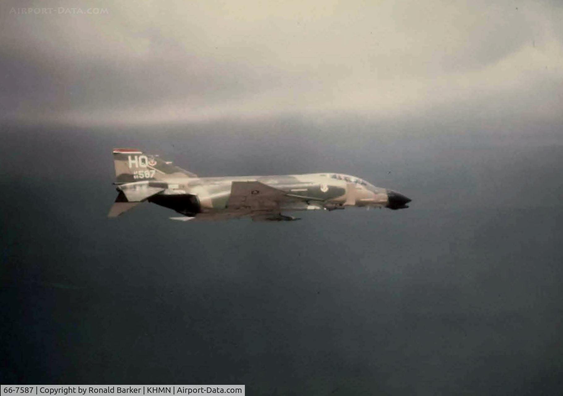 66-7587, 1966 McDonnell F-4D Phantom II C/N 2139, Holloman AFB Aug 1975
