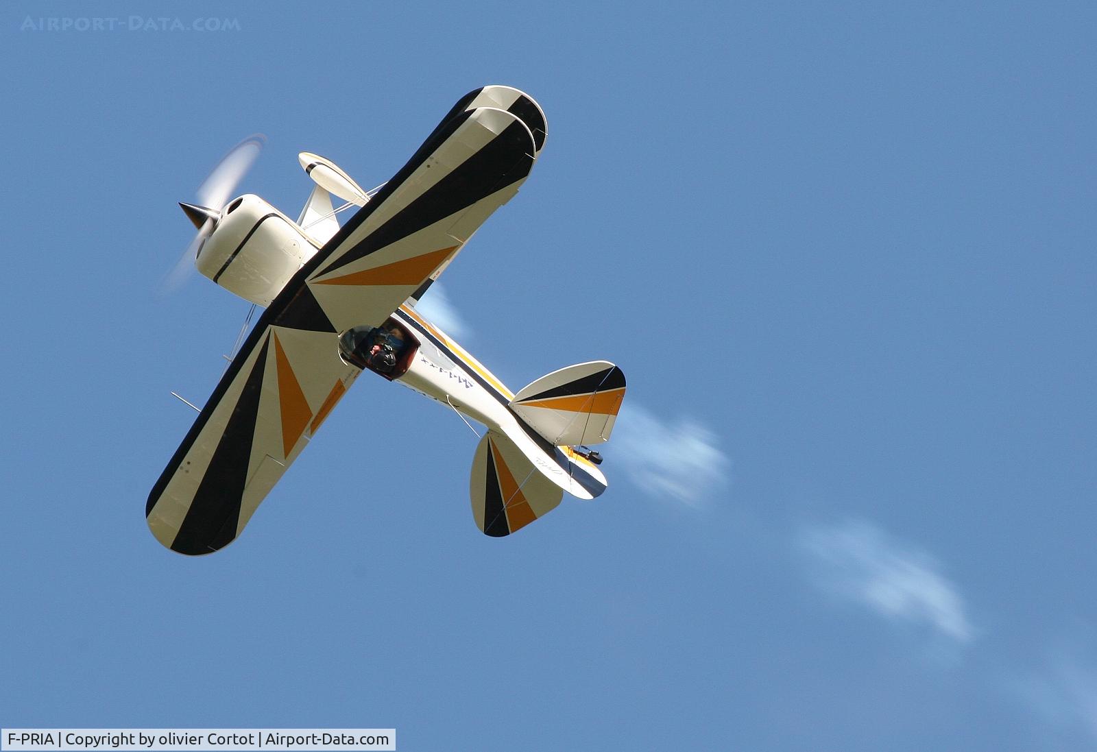 F-PRIA, Pitts S-1D Special C/N 7-0503, Flying over Bex, Switzerland 2007