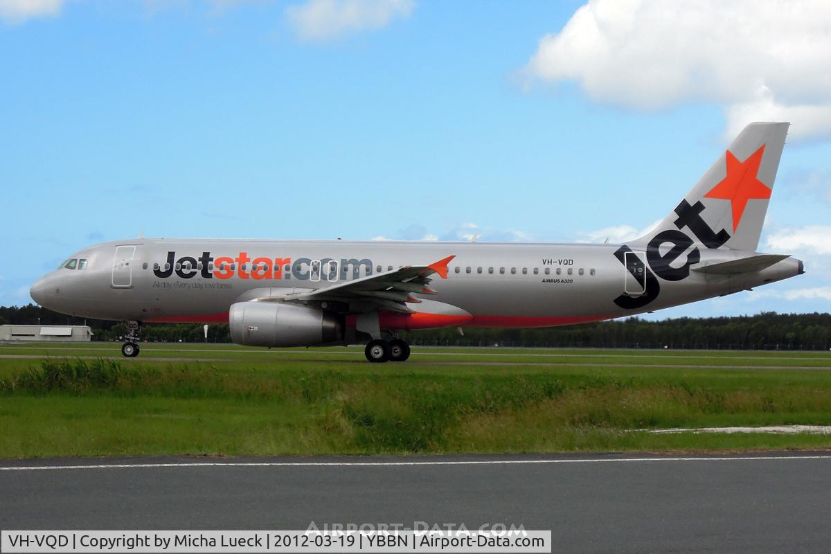 VH-VQD, 2008 Airbus A320-232 C/N 3547, At Brisbane