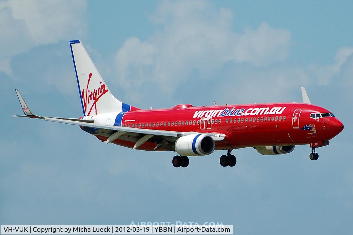VH-VUK, 2007 Boeing 737-8FE C/N 36602/2353, At Brisbane
