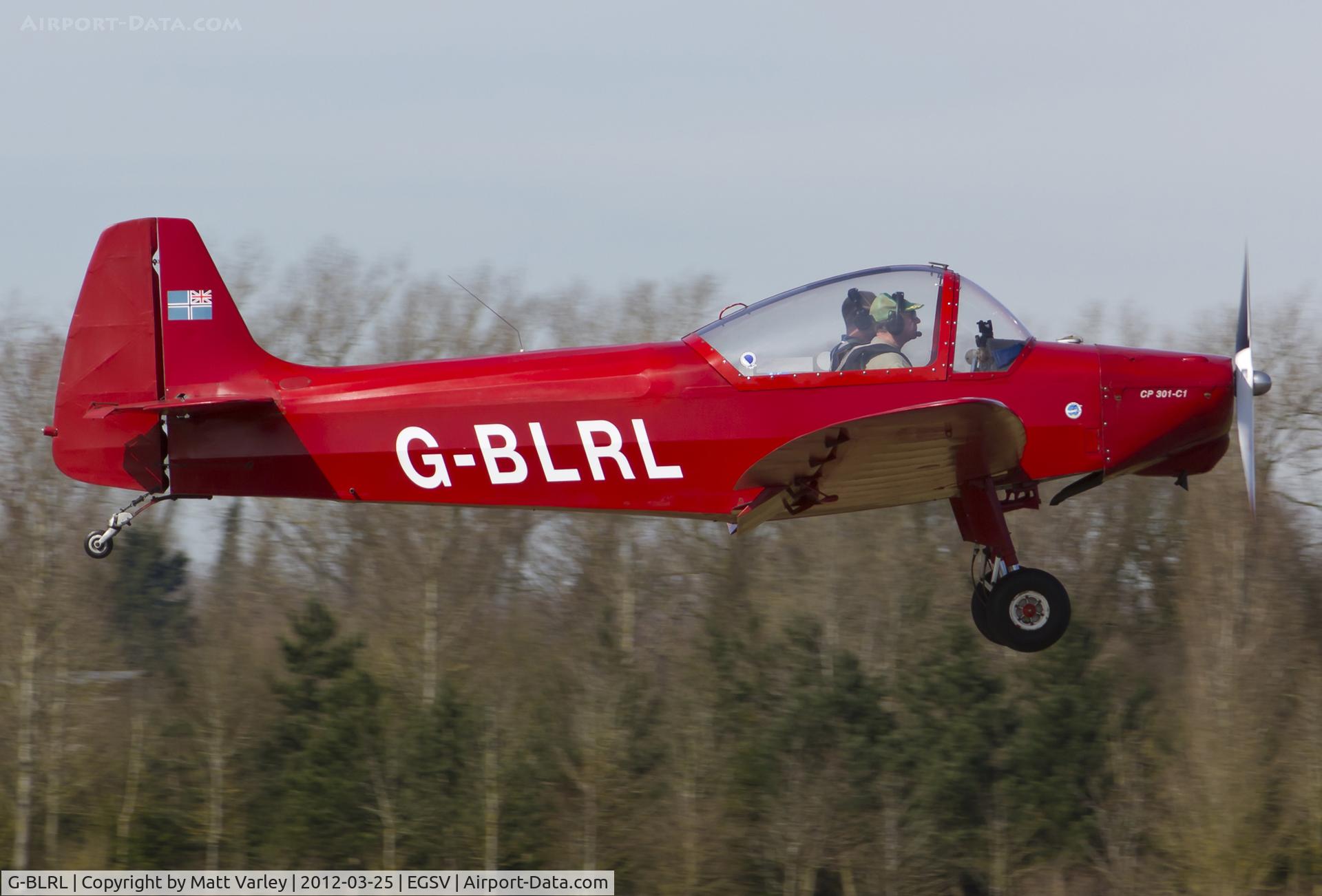 G-BLRL, 1960 Scintex CP-301C-1 Emeraude C/N 552, Arriving for the fly in.