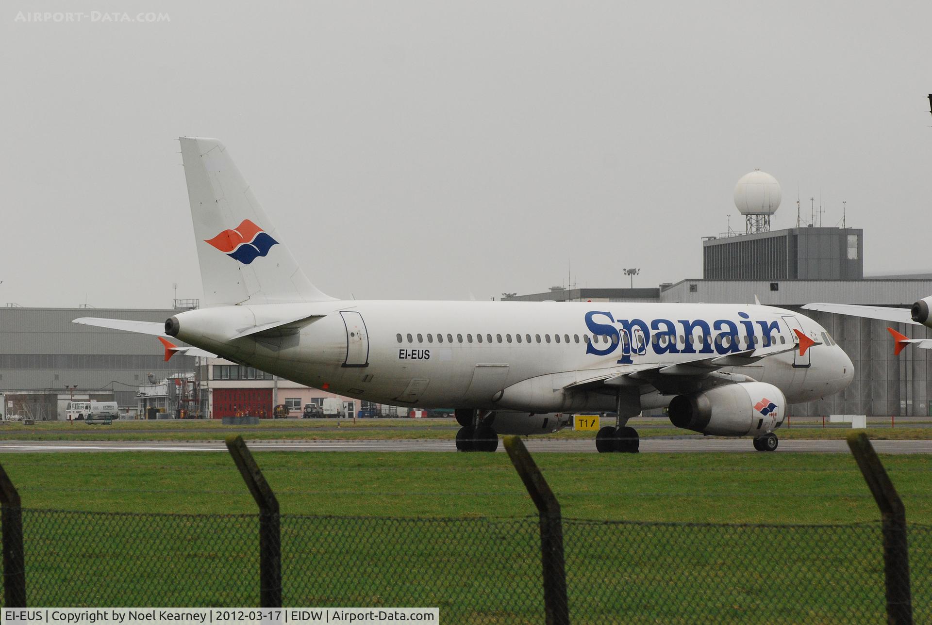 EI-EUS, 2001 Airbus A320-232 C/N 1497, Pictured stored at Dublin after the collapse of the Spanish airline SPANAIR.