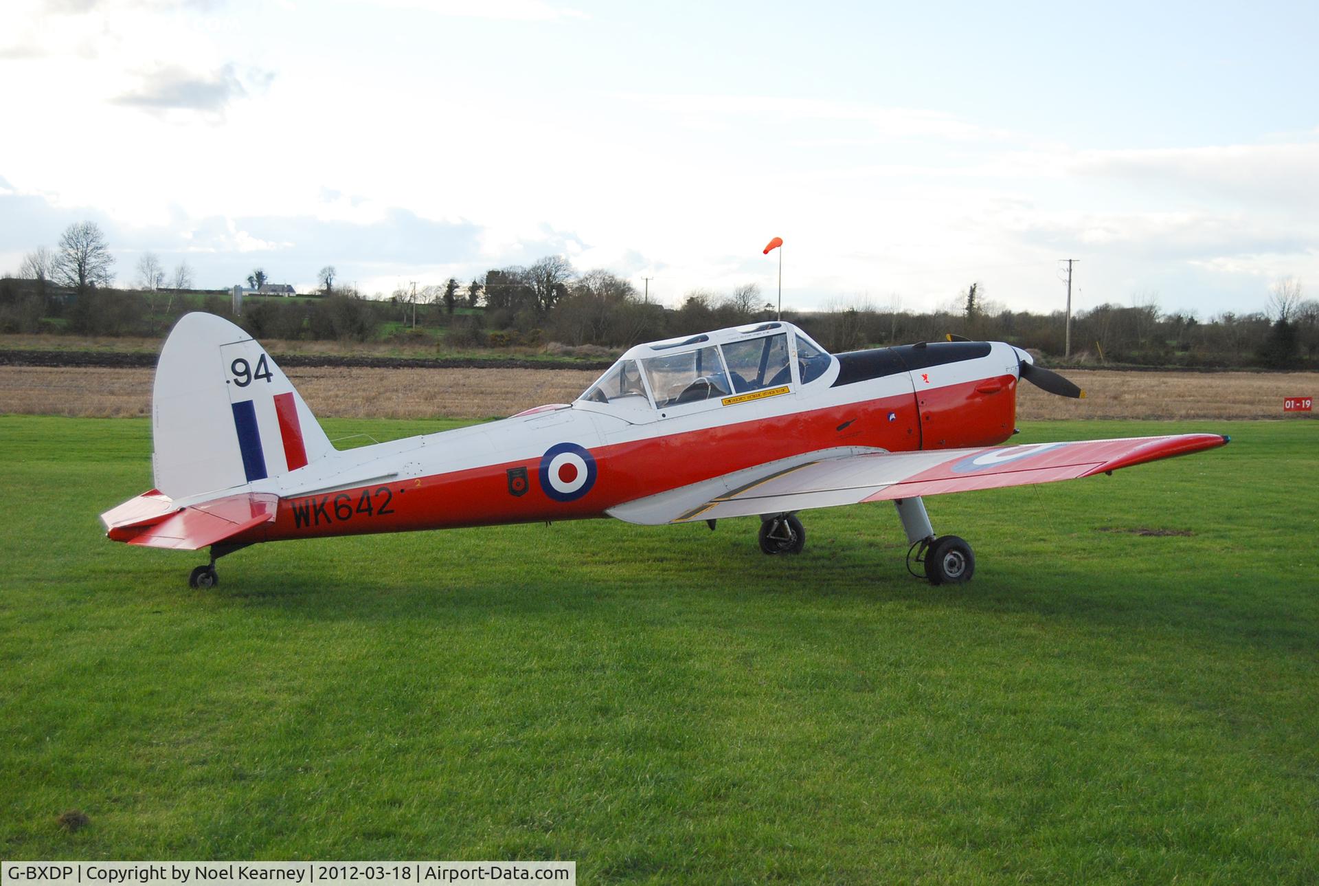 G-BXDP, 1952 De Havilland DHC-1 Chipmunk T.10 C/N C1/0659, Pictured at Limetree Airfield during 2012 Fly-in.