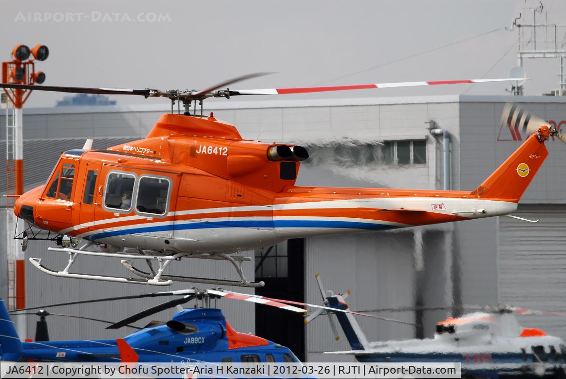 JA6412, 2011 Bell 412 C/N 36561, NikonD200+TAMRON AF 200-500mm F/5-6.3 LD IF