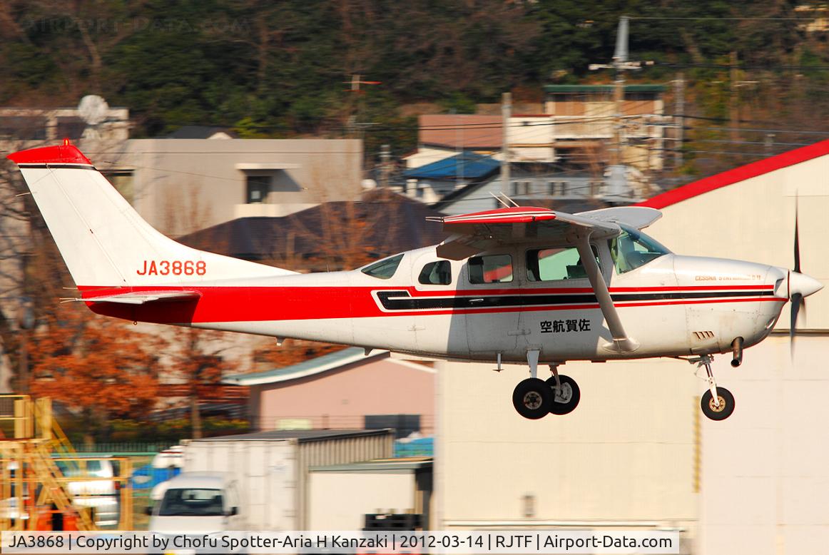 JA3868, 1980 Cessna TU206G 6 II Turbo Stationair C/N U20605868, NikonD200+TAMRON AF 200-500mm F/5-6.3 LD IF