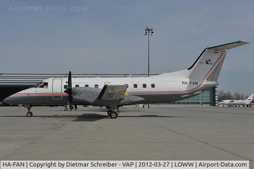 HA-FAN, 1988 Embraer EMB-120ER Brasilia C/N 120104, Budapest Aircraft Service Embraer 120