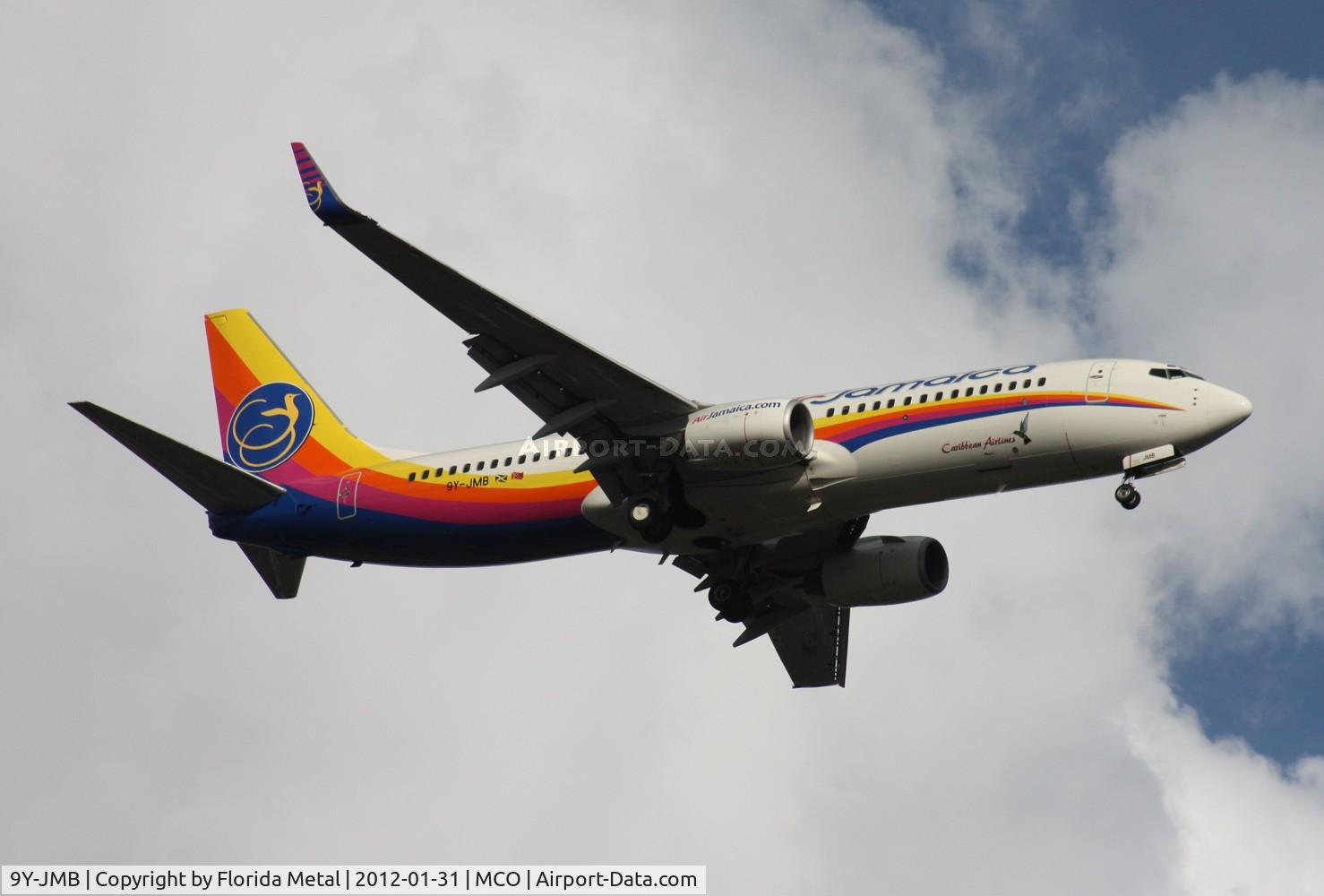 9Y-JMB, 2002 Boeing 737-8Q8 C/N 30661, Air Jamaica 737