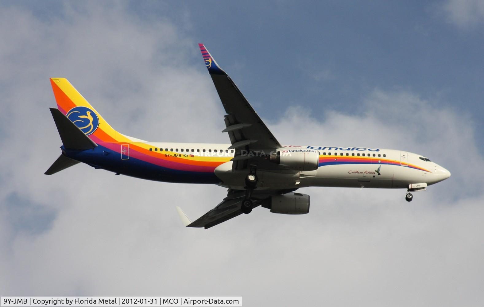 9Y-JMB, 2002 Boeing 737-8Q8 C/N 30661, Air Jamaica 737