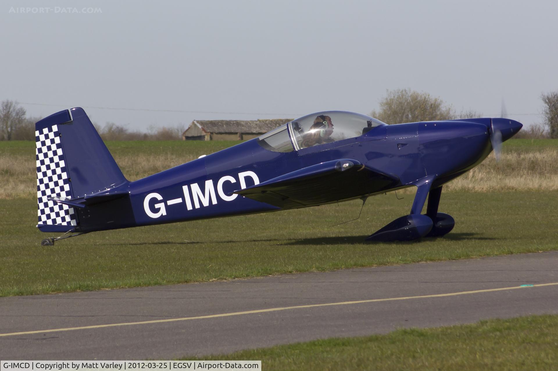G-IMCD, 2005 Vans RV-7 C/N PFA 323-13965, Arriving for the fly in.
