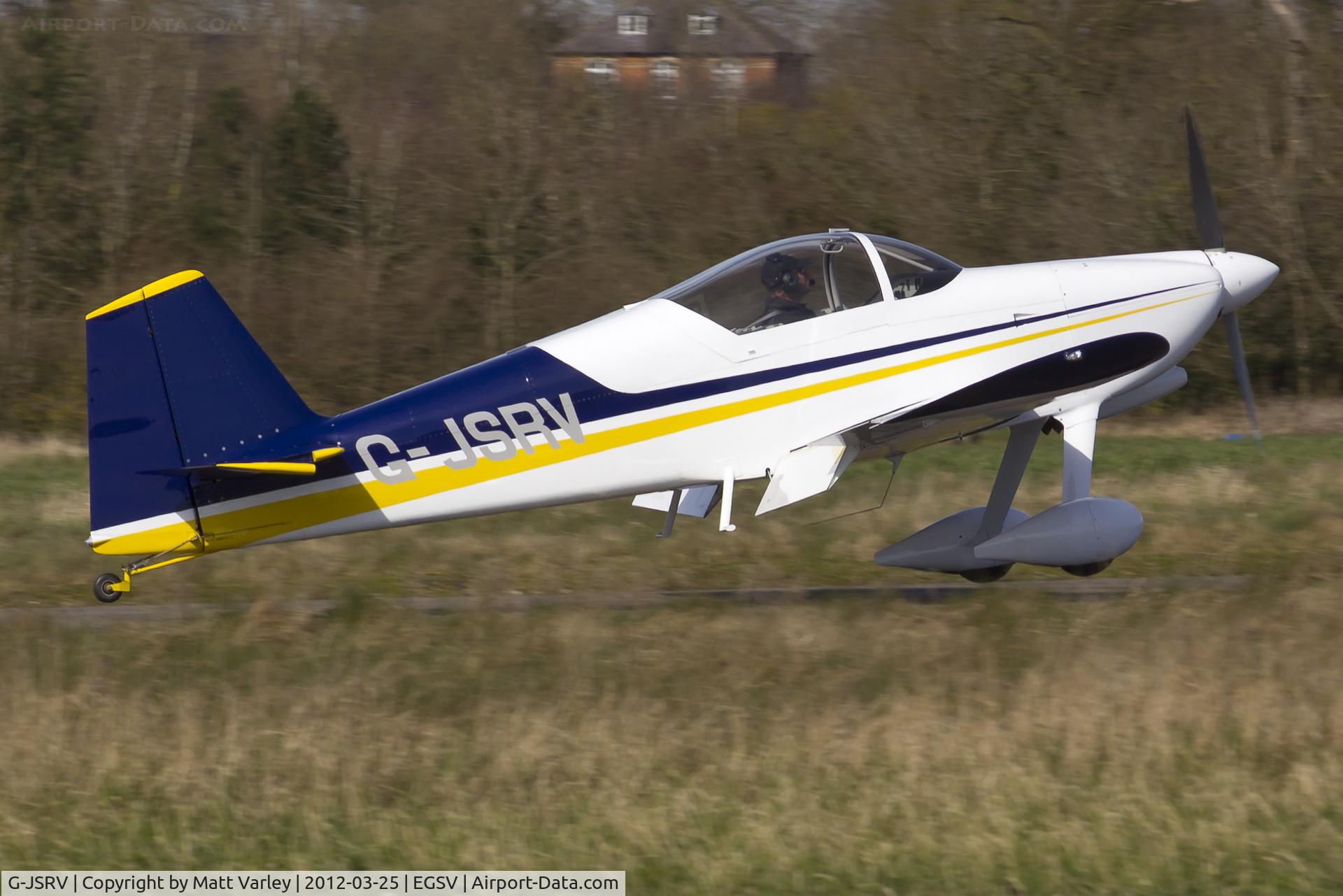 G-JSRV, 2006 Vans RV-6 C/N PFA 181A-14407, Arriving for the fly in.
