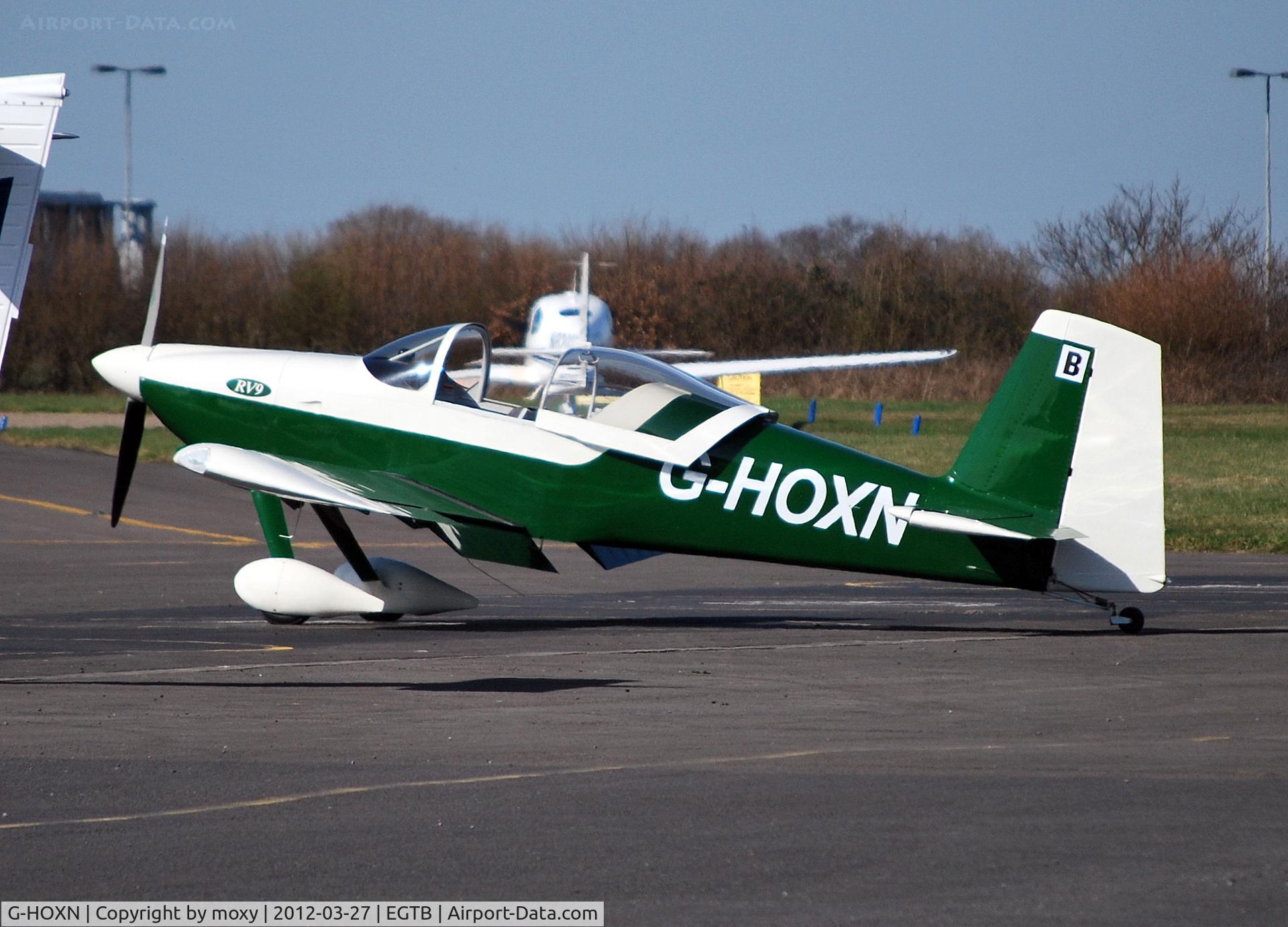 G-HOXN, 2007 Vans RV-9 C/N PFA 320-14229, Vans RV-9 at Wycombe Air Park
