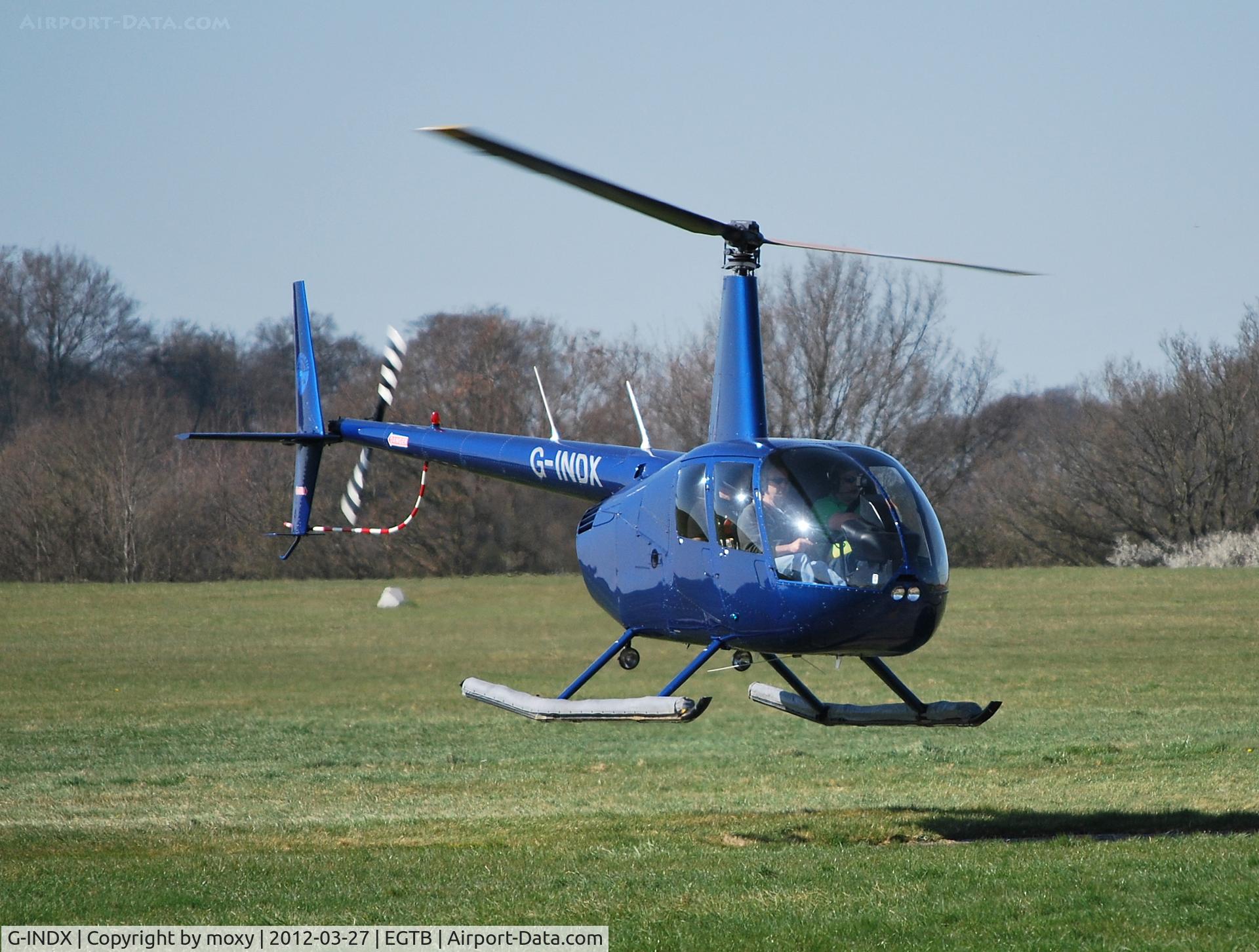 G-INDX, 2004 Robinson R44 Clipper II C/N 10491, Robinson R44 Clipper II at Wycombe Air Park
