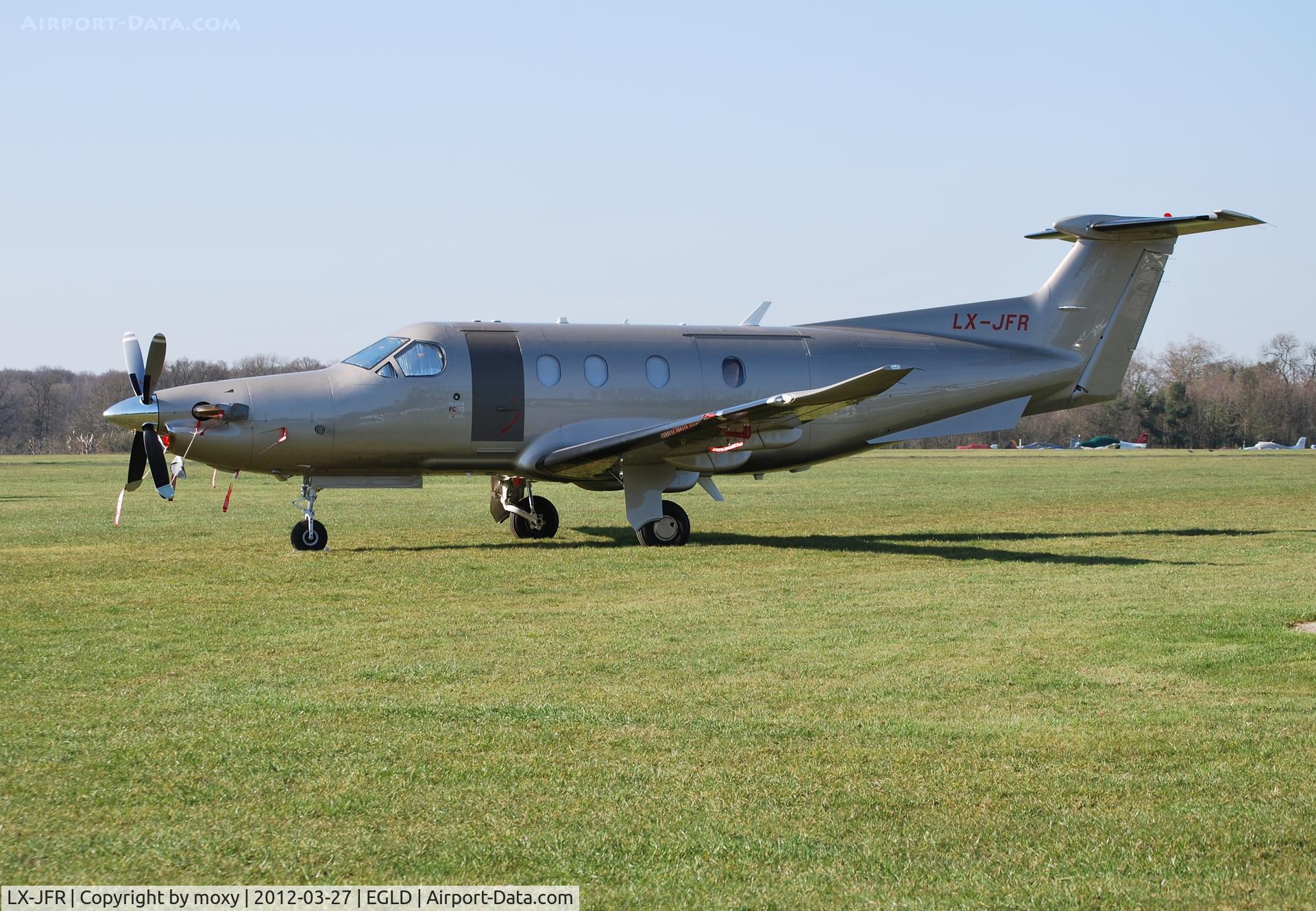 LX-JFR, 2010 Pilatus PC-12/47E C/N 1233, Pilatus PC12/47E Ex HB-FVS at Denham.