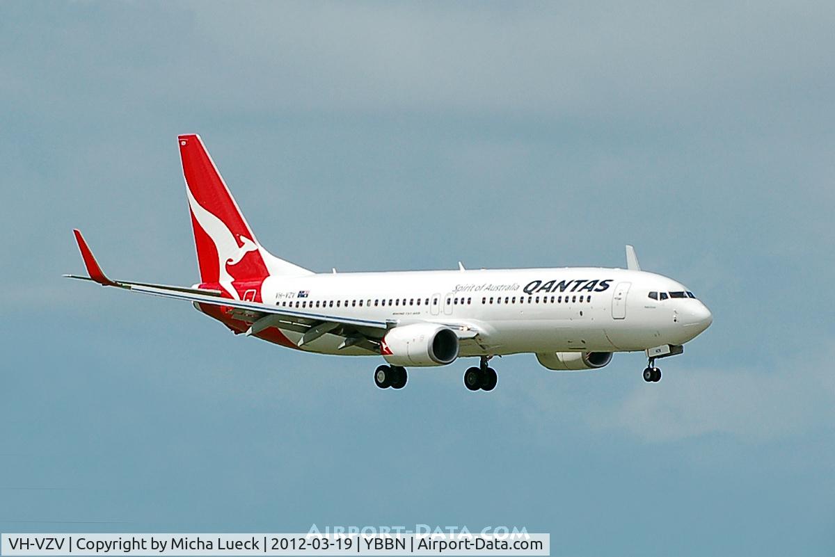 VH-VZV, 2011 Boeing 737-838 C/N 34189, At Brisbane
