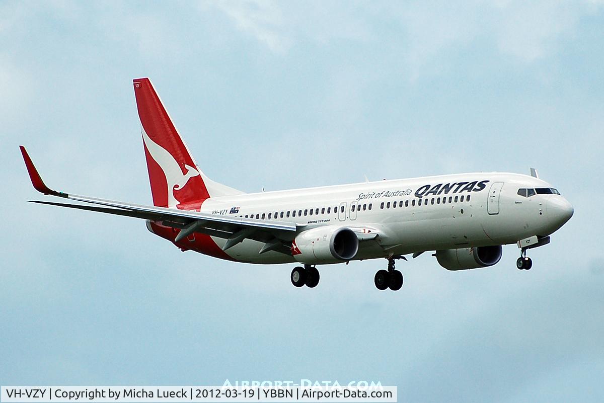 VH-VZY, 2012 Boeing 737-838 C/N 39363, At Brisbane