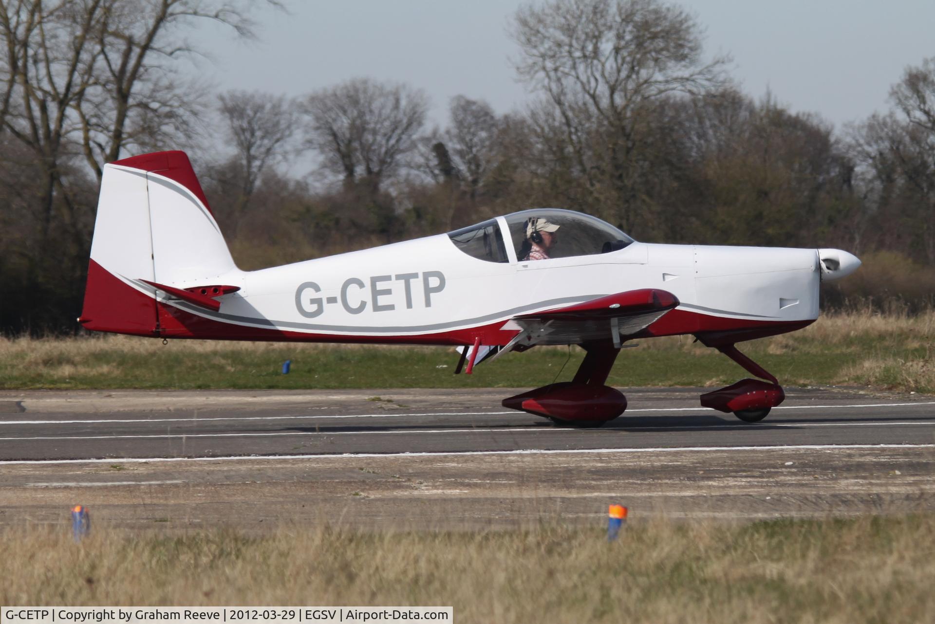 G-CETP, 2009 Vans RV-9A C/N PFA 320-14012, Just landed.