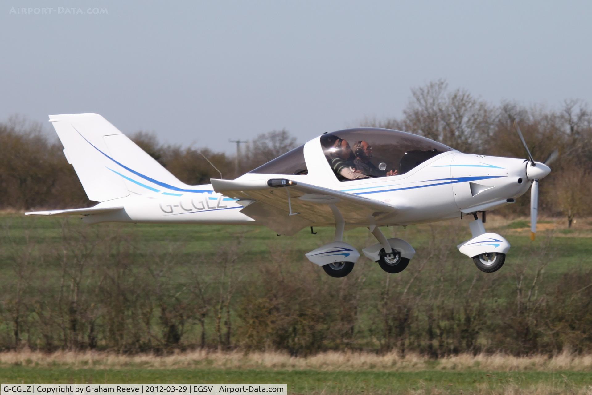G-CGLZ, 2011 TL Ultralight TL-2000UK Sting Carbon C/N LAA 347-14910, About to touch down.