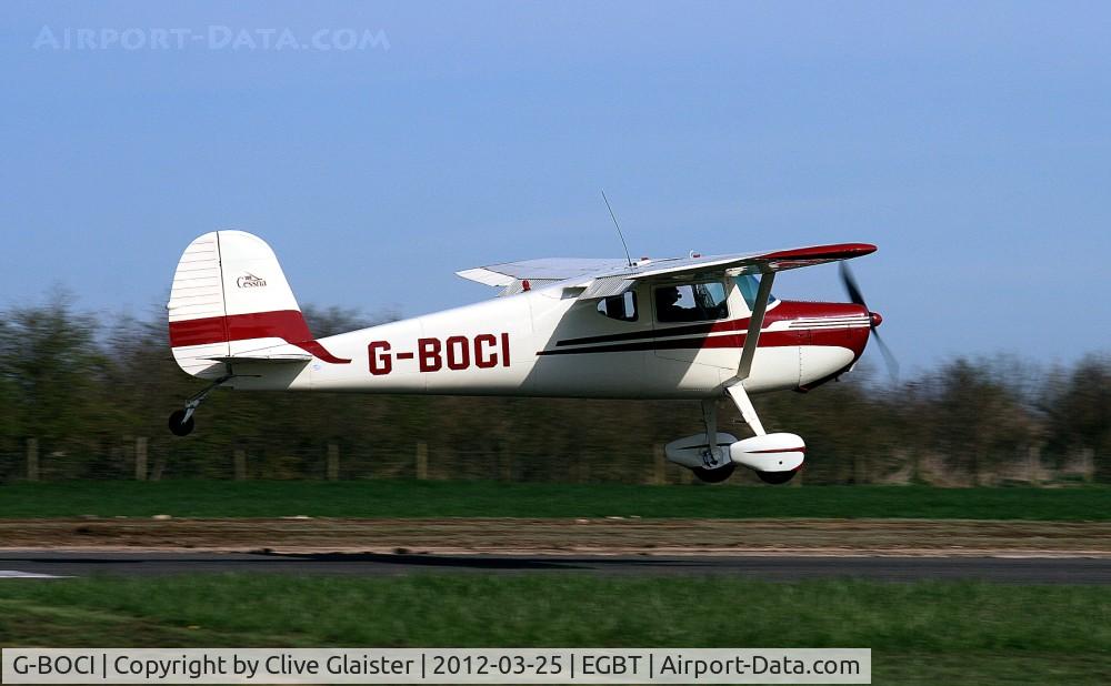 G-BOCI, 1950 Cessna 140A C/N 15497, Ex: N5366C > G-BOCI - Originally and currently in private hands in November 1987