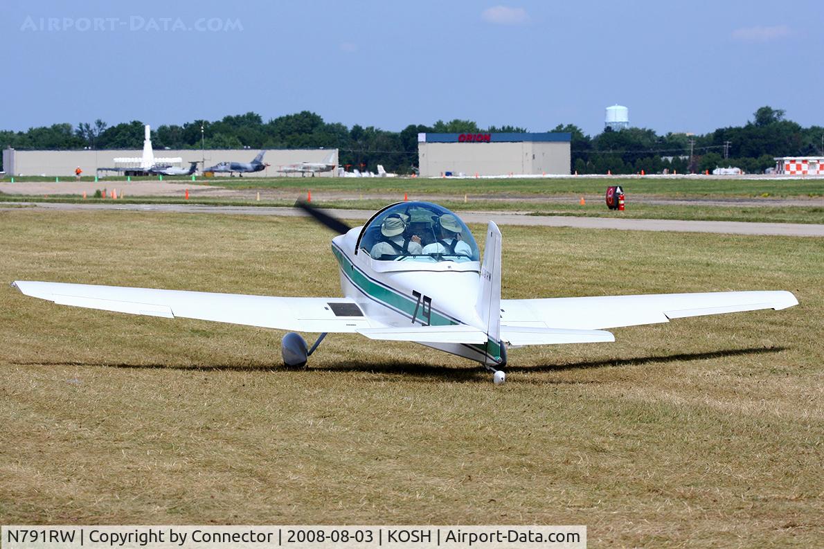 N791RW, 1979 Bushby Mustang II C/N 459, EAA Airventure 2008.