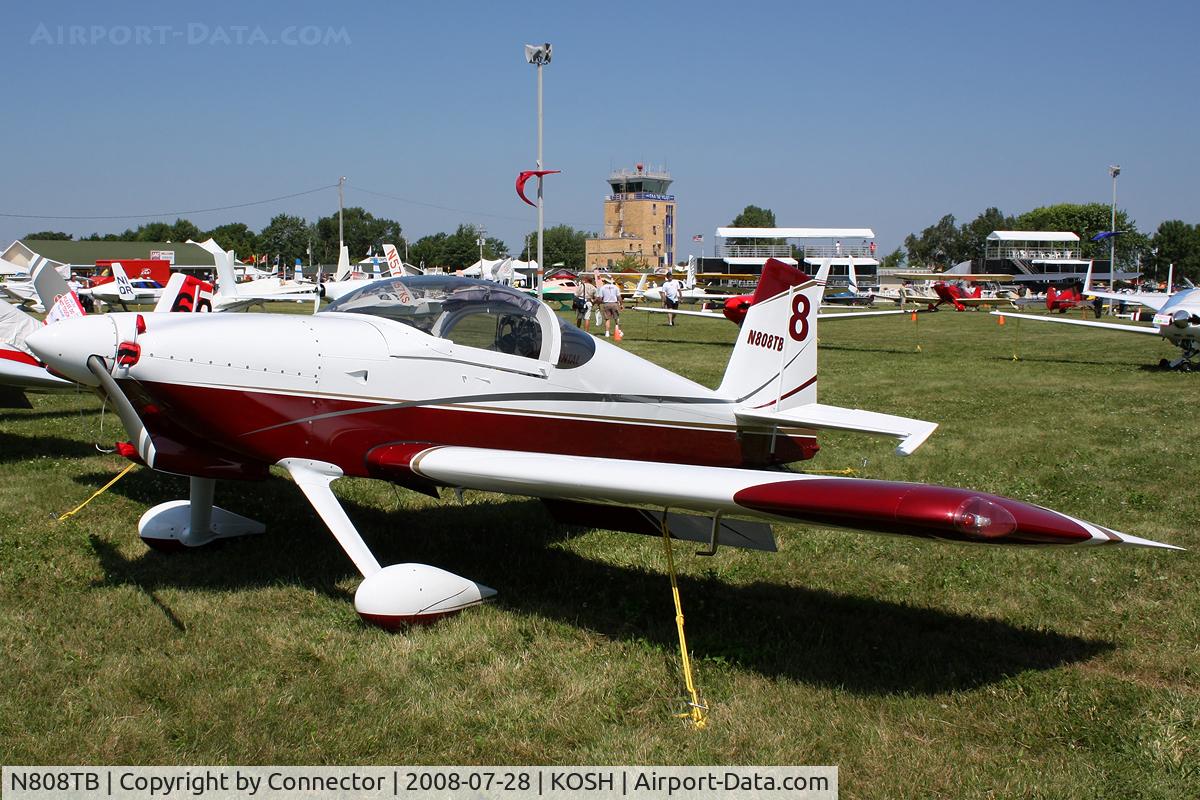 N808TB, 2005 Vans RV-7 C/N 72210, EAA Airventure 2008.