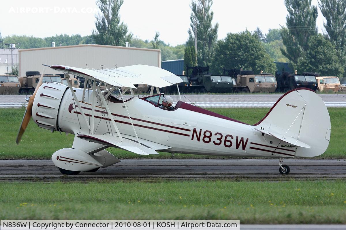 N836W, 1998 Waco YMF-F5C C/N F5C083, EAA Airventure 2010.