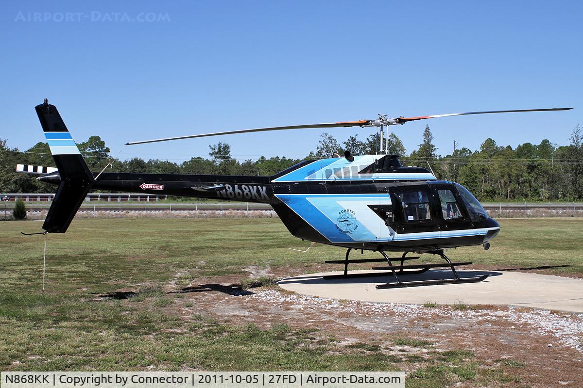 N868KK, 1976 Bell 206B JetRanger C/N 2031, No description.