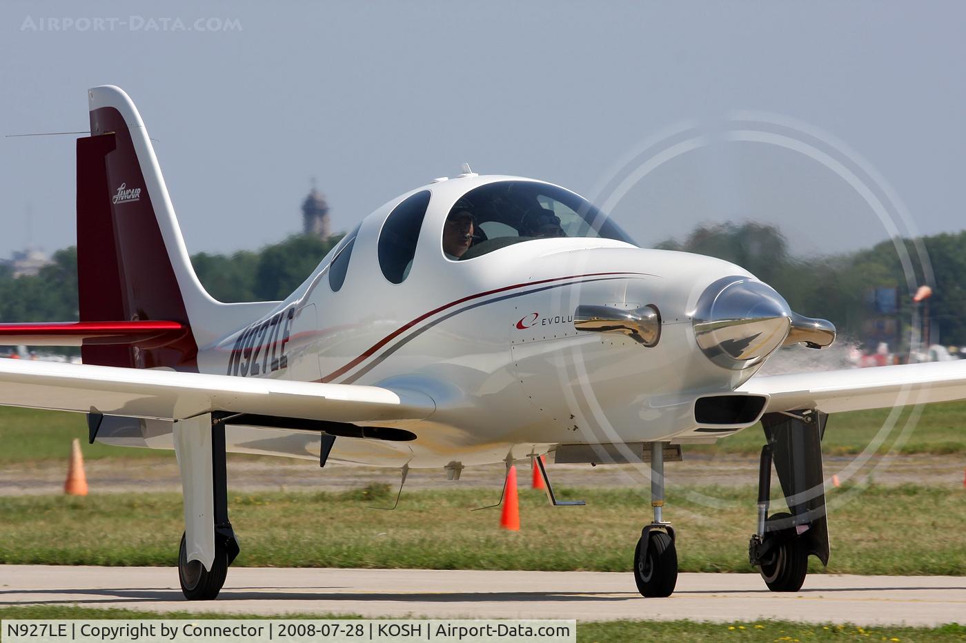 N927LE, 2008 Lancair Evolution C/N EVO-001, EAA Airventure 2008.