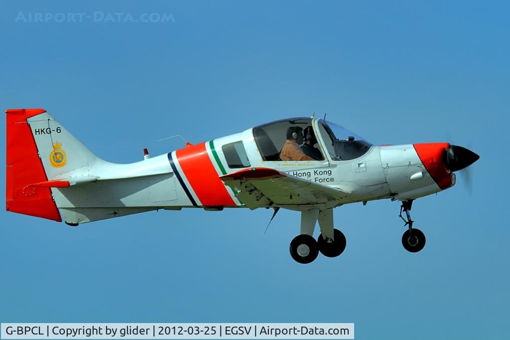 G-BPCL, 1977 Scottish Aviation Bulldog Series 120 Model 128 C/N BH120/393, Still in its Royal Hong Kong AAF livery LAA & Homebuilt Fly In