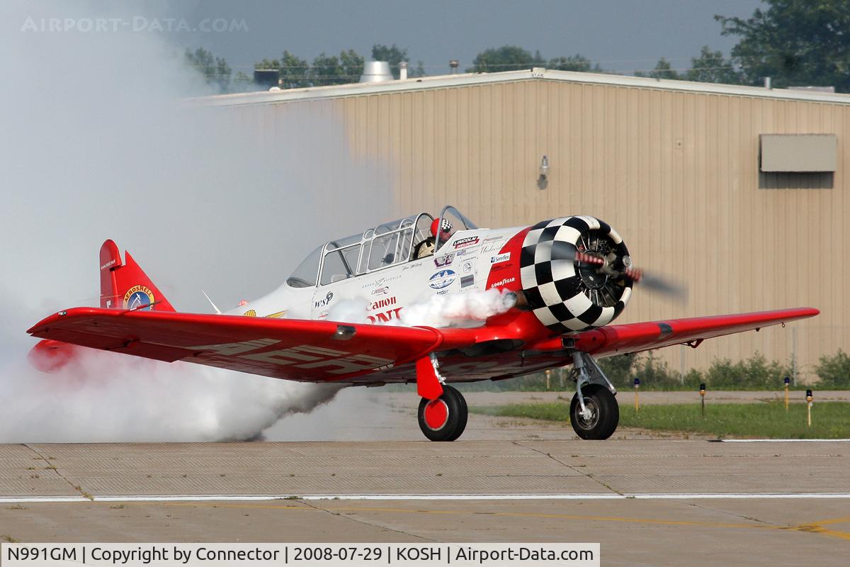 N991GM, 1941 North American AT-6C Texan C/N 88-17575, EAA Airventure 2008.
