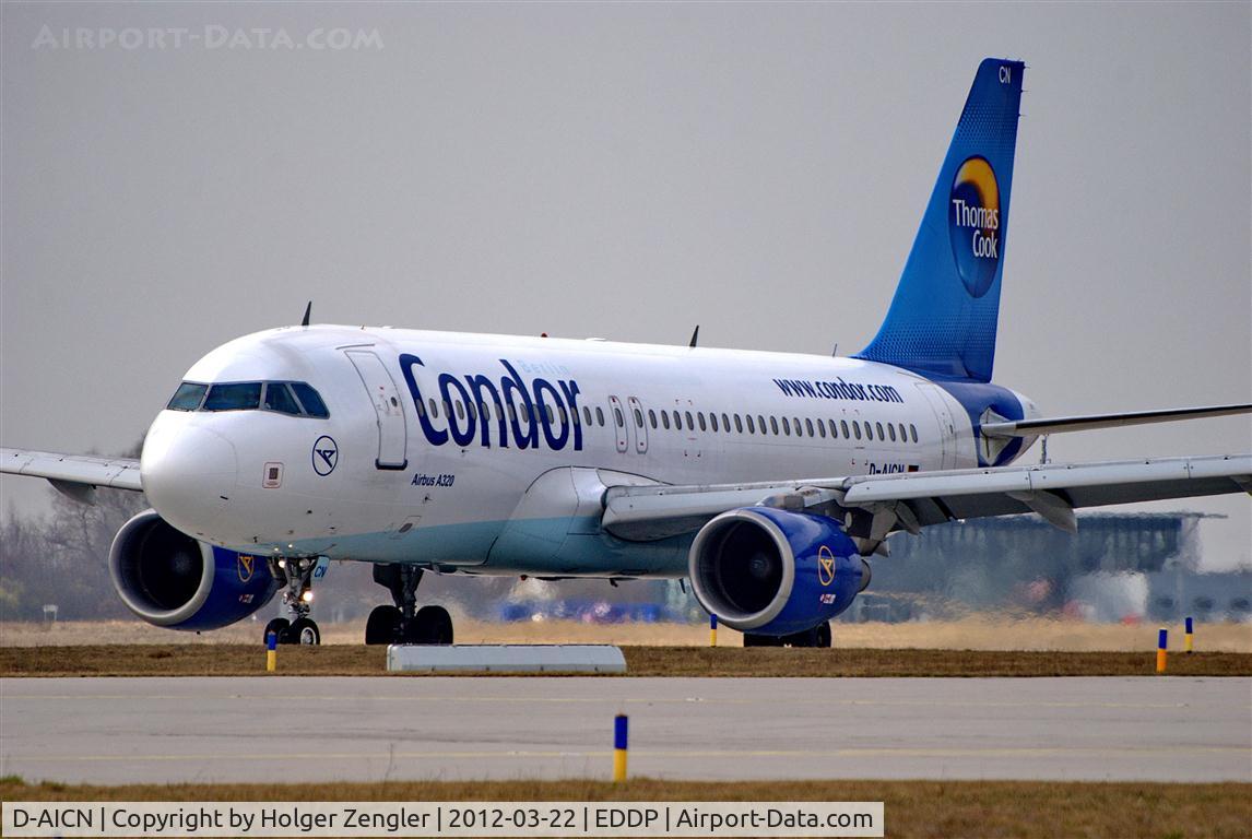 D-AICN, 2003 Airbus A320-214 C/N 1968, Arrival from Hurghada/Egypt is coming along taxiway A6....